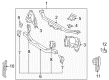 1999 Toyota Corolla Radiator Support Diagram - 53201-02030