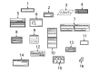 2003 Toyota RAV4 Emblem Diagram - 11291-28100