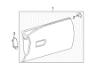 2012 Toyota Matrix Glove Box Diagram - 55550-02241-B0