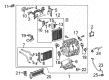 2021 Toyota RAV4 Prime Blend Door Actuator Diagram - 87106-0E130