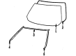 Toyota MR2 Wiper Linkage Diagram - 85160-17030