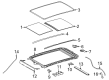 2024 Toyota Grand Highlander Sunroof Diagram - 63201-0E160