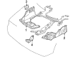 Toyota Corolla Engine Cover Diagram - 51441-12120