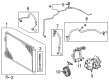 Toyota A/C Condenser Diagram - 88460-0R030