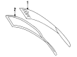 1994 Toyota Tercel Weather Strip Diagram - 64812-16050