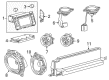 2020 Toyota Sequoia Car Speakers Diagram - 86160-0C150