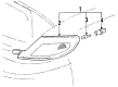 1991 Toyota Celica Side Marker Light Diagram - 81741-20180