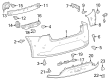 2023 Toyota Prius AWD-e Bumper Diagram - 52159-47947