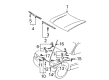 Toyota Tacoma Hood Diagram - 53301-04051