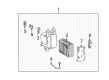 2004 Toyota Land Cruiser Evaporator Diagram - 88510-6A100