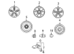 2009 Toyota Sienna Spare Wheel Diagram - 42611-AE050