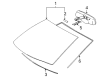 2009 Toyota Corolla Windshield Diagram - 56101-02810