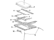 1992 Toyota Celica Weather Strip Diagram - 63250-20010