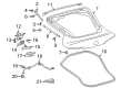 2023 Toyota GR Supra Weather Strip Diagram - 64461-WAA01