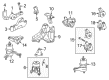 2019 Toyota Highlander Engine Mount Diagram - 12315-0P020