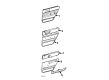 1985 Toyota Camry Armrest Diagram - 74210-22061-23