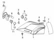 2022 Toyota RAV4 Tail Light Diagram - 81551-42221