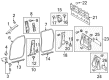 2018 Toyota Tacoma Weather Strip Diagram - 62332-04030