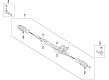 2020 Toyota RAV4 Rack and Pinion Boot Diagram - 45535-09550