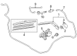 2012 Scion iQ Windshield Washer Nozzle Diagram - 85391-74010