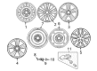 2009 Toyota Matrix Lug Nuts Diagram - 90942-A1002