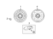 2009 Scion xD Spare Wheel Diagram - 42611-52620