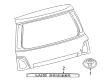 2016 Toyota Land Cruiser Emblem Diagram - 90975-02099