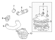 1999 Toyota Corolla Air Intake Coupling Diagram - 17881-0D010