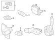 2023 Toyota bZ4X Car Speakers Diagram - 86570-42060