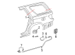 Toyota Sequoia Fuel Door Release Cable Diagram - 77035-0C011