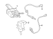 2012 Scion tC Canister Purge Valve Diagram - 25860-36040