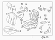 2011 Scion xD Seat Cushion Diagram - 71518-52G41-B7