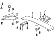 1989 Toyota Supra Spoiler Diagram - 76085-14907