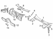 2024 Toyota GR Supra Dash Panels Diagram - 55101-WAA01