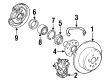 1984 Toyota Camry Hydraulic Hose Diagram - 90947-02497