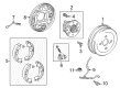 2015 Toyota Prius C Wheel Cylinder Diagram - 47550-28060