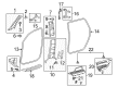 Toyota Sequoia Door Seal Diagram - 62311-0C050