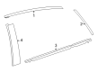 2023 Toyota Mirai Door Moldings Diagram - 75763-62020