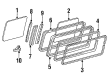 1987 Toyota Van Weather Strip Diagram - 62741-87002