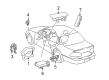 2002 Toyota Prius Air Bag Sensor Diagram - 89174-49105