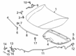 2021 Toyota Corolla Hood Hinge Diagram - 53410-12740