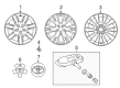 2012 Toyota Avalon Spare Wheel Diagram - 42611-07031