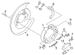 2022 Toyota GR86 Parking Brake Cable Diagram - SU003-08829