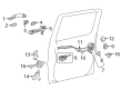 2017 Toyota Tacoma Door Latch Assembly Diagram - 69060-04030