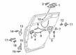 2018 Toyota C-HR Door Lock Actuator Diagram - 69050-10080