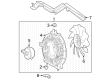 Toyota Tundra Radiator Support Diagram - 16582-F4020