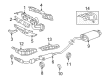 Toyota Corolla Muffler Diagram - 17430-0D340