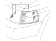 Toyota Tercel Side Marker Light Diagram - 81610-16130