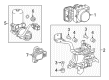 2019 Toyota Prius AWD-e ABS Control Module Diagram - 44050-47060