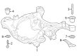 Toyota Crown Rear Crossmember Diagram - 51206-30200